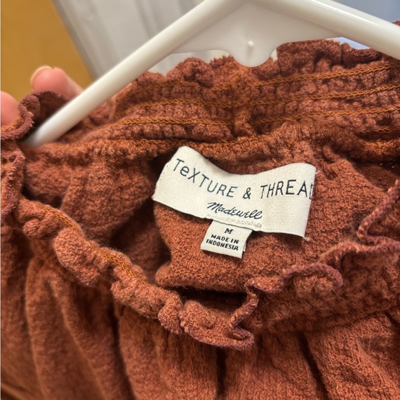 Madewell Texture & Thread Ruffled Mockneck Top - Picture 4 of 5
